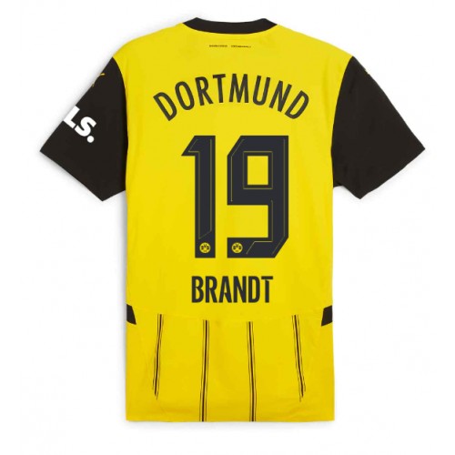 Fotbalové Dres Borussia Dortmund Julian Brandt #19 Domácí 2024-25 Krátký Rukáv